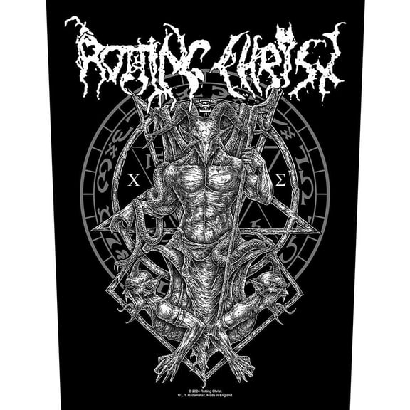 Men's Rotting Christ Hellenic Black Metal Back Patch