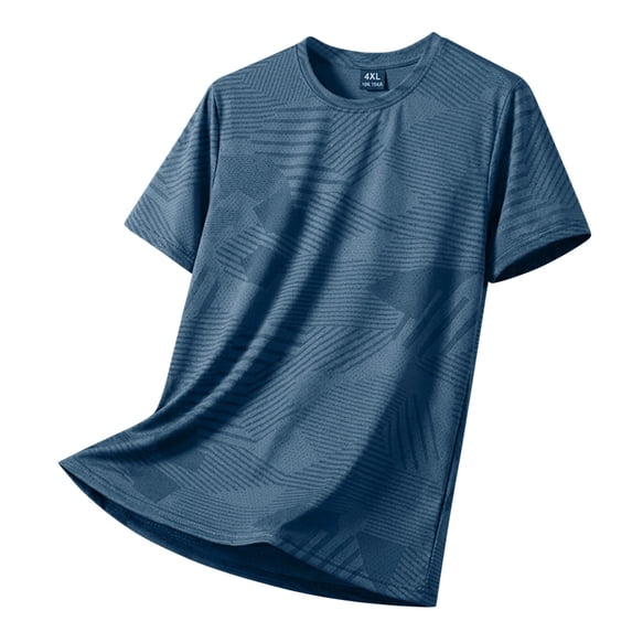 Men's Round Neck T-Shirt, Men Oversized Loose Fit Solid Color Half Sleeve Vintage Short Sleeve Breathable Tops Mens Shirts Casual Stylish