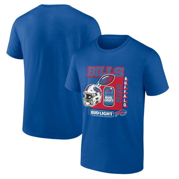 Men's Royal Buffalo Bills Bud Light T-Shirt