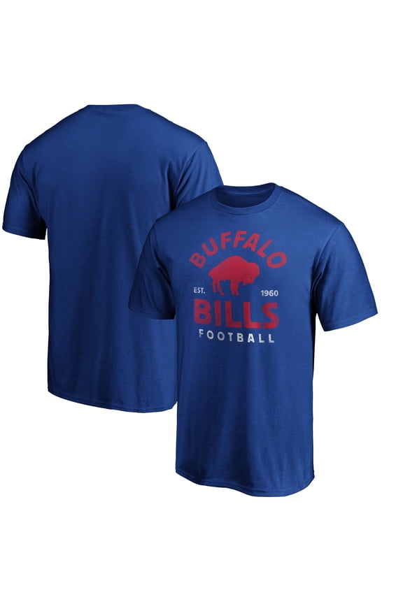 Men's Royal Buffalo Bills Vintage Arch T-Shirt