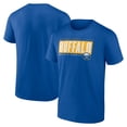 thumbnail image 1 of Men's Royal Buffalo Sabres Blocked Out T-Shirt, 1 of 3