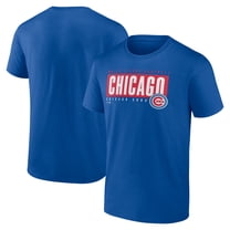 Men's Royal Chicago Cubs Blocked Out T-Shirt