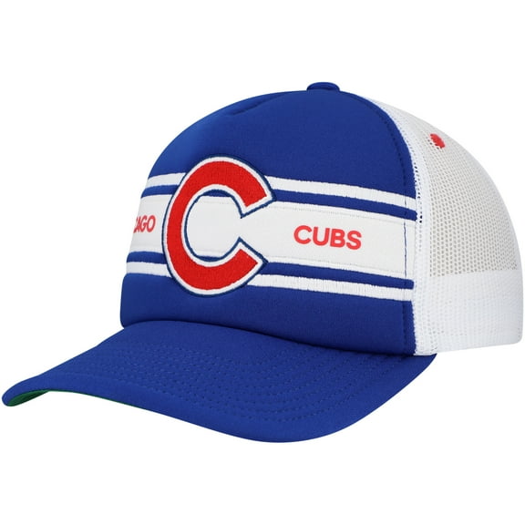 Men's Royal Chicago Cubs Sideline Trucker Adjustable Hat