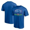 thumbnail image 1 of Men's Royal Chicago Cubs Wrigley Field Long Ball T-Shirt, 1 of 3