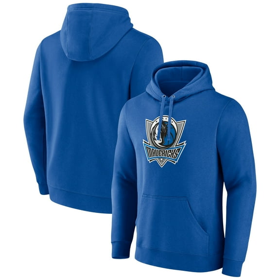 Men's Royal Dallas Mavericks Alternate Logo Pullover Hoodie