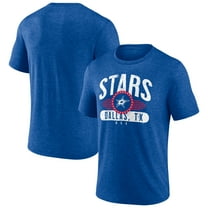 Men's Royal Dallas Stars Badge of Honor Tri-Blend T-Shirt