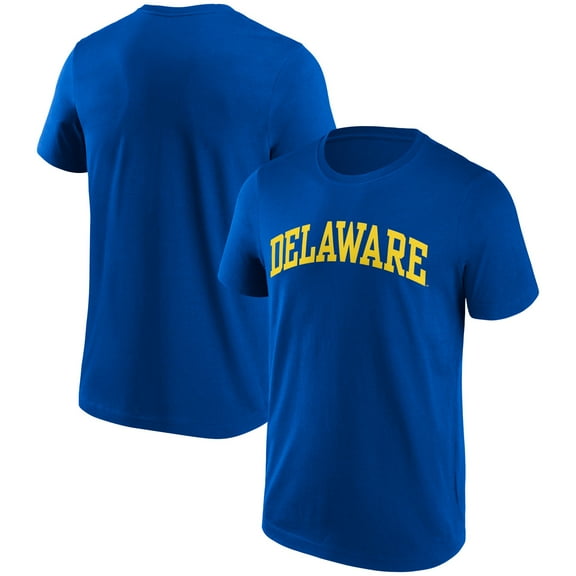Men's Royal Delaware Fightin' Blue Hens Basic Team Arch T-Shirt