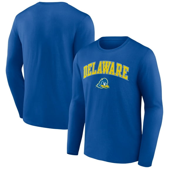 Men's Royal Delaware Fightin' Blue Hens Campus Long Sleeve T-Shirt