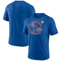 Men's Royal Denver Broncos Sporting Chance Tri-Blend T-Shirt