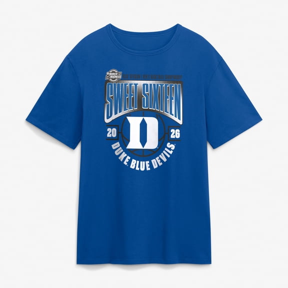 Men's Royal Duke Blue Devils 2026 NCAA Men's Basketball Tournament March Madness Sweet 16 T-Shirt