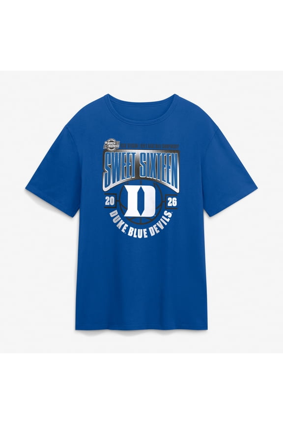 Men's Royal Duke Blue Devils 2026 NCAA Men's Basketball Tournament March Madness Sweet 16 T-Shirt