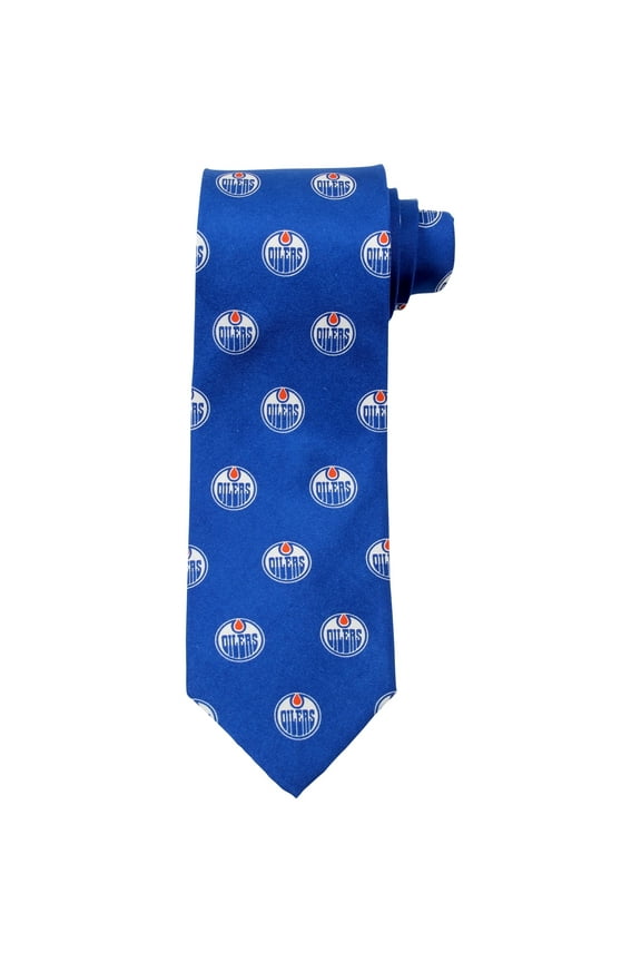 Men's Royal Edmonton Oilers Prep Tie