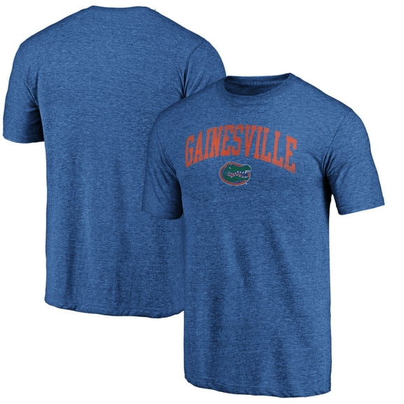 Men's Royal Florida Gators Arched City Tri-Blend T-Shirt