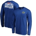 thumbnail image 1 of Men's Royal Florida Gators Stand Up & Holler Official Fan Long Sleeve T-Shirt, 1 of 5