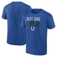 thumbnail image 1 of Men's Royal Indianapolis Colts Best Dad Ever Team T-Shirt, 1 of 3