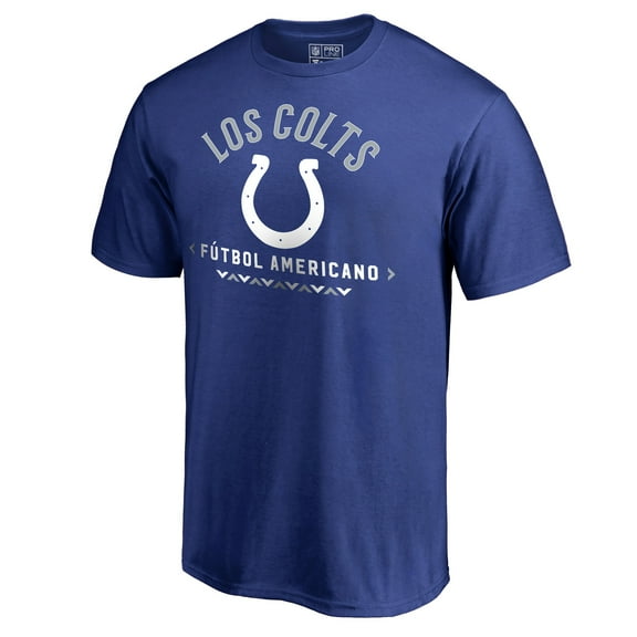 Men's Royal Indianapolis Colts Futbol Americano T-Shirt