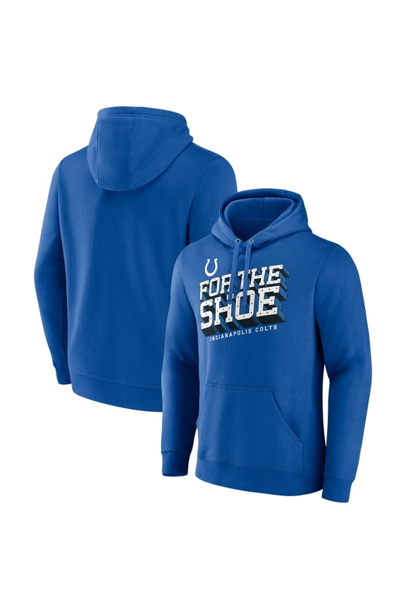 Men's Royal Indianapolis Colts Hometown Collection Prevent Pullover Hoodie