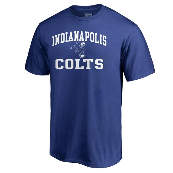 Men's Royal Indianapolis Colts Vintage Collection Victory Arch T-Shirt