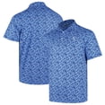 thumbnail image 1 of Men's Royal Kansas City Royals 4K Tri-Blend Polo, 1 of 3