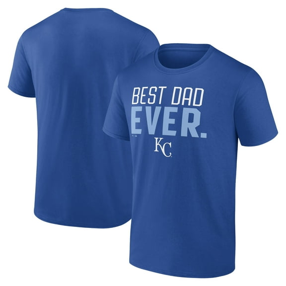 Men's Royal Kansas City Royals Best Dad Ever T-Shirt