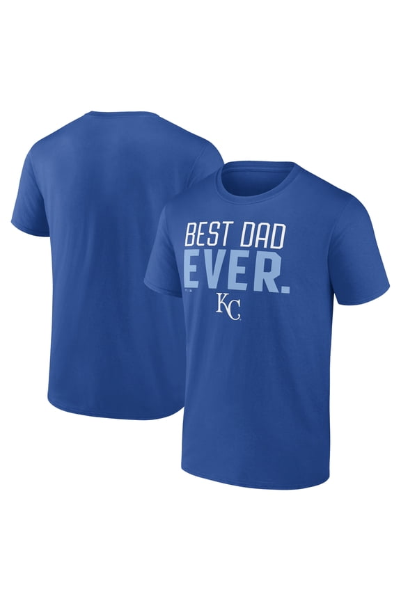 Men's Royal Kansas City Royals Best Dad Ever T-Shirt