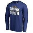 thumbnail image 1 of Men's Royal Kansas City Royals Hometown Collection Crown Town Long Sleeve T-Shirt, 1 of 1