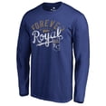 thumbnail image 1 of Men's Royal Kansas City Royals Hometown Collection Forever Royal Long Sleeve T-Shirt, 1 of 1