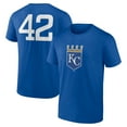 thumbnail image 1 of Men's Royal Kansas City Royals Jackie Robinson Day Name & Number T-Shirt, 1 of 3