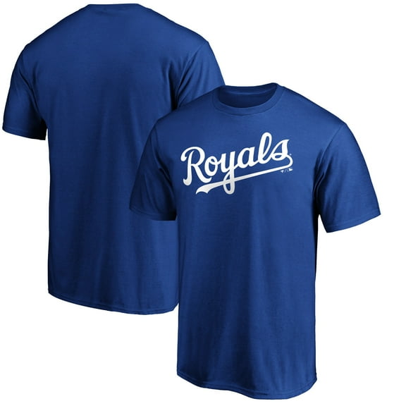 Men's Royal Kansas City Royals Official Team Wordmark T-Shirt