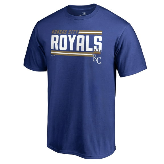 Men's Royal Kansas City Royals Onside Stripe T-Shirt