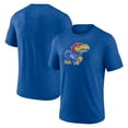 thumbnail image 1 of Men's Royal Kansas Jayhawks Classic Primary Tri-Blend T-Shirt, 1 of 3