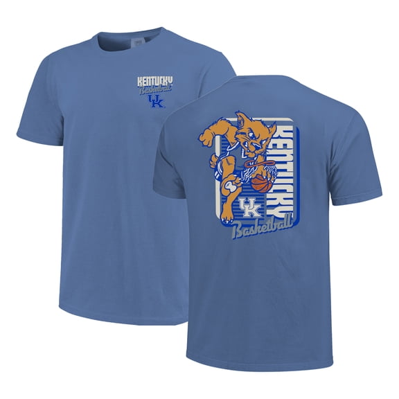 Men's Royal Kentucky Wildcats Comfort Colors Mascot Dunk T-Shirt