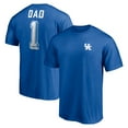 thumbnail image 1 of Men's Royal Kentucky Wildcats Number One Dad T-Shirt, 1 of 3