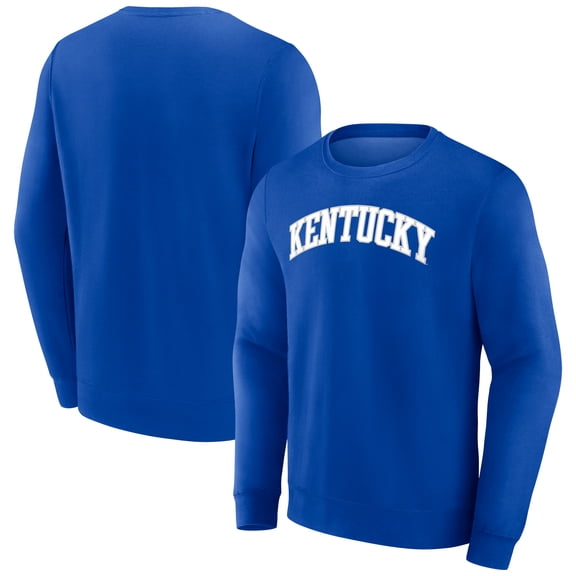 Men's Royal Kentucky Wildcats Short Name Fleece Pullover Sweatshirt
