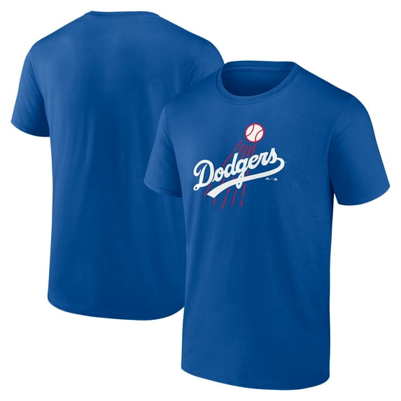 Los Angeles Dodgers Men's Royal Top Ranking Cooperstown Collection T-Shirt, Up to Size 3XL