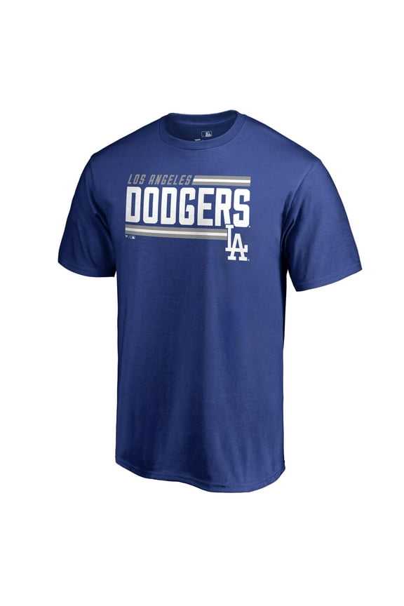 Men's Royal Los Angeles Dodgers Onside Stripe T-Shirt