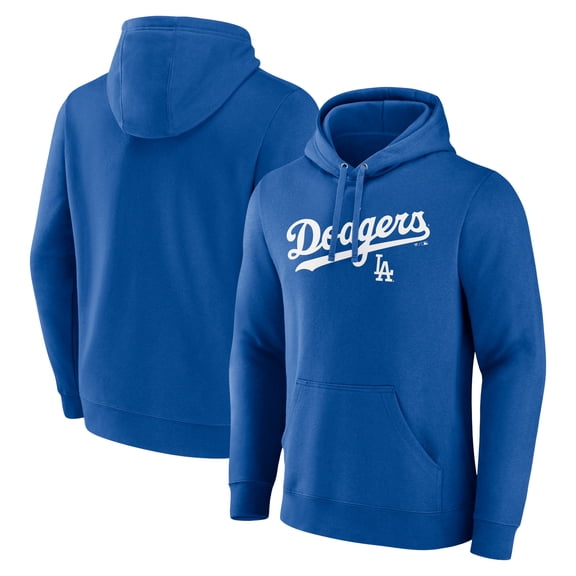 Men's Royal Los Angeles Dodgers Series Sweep Pullover Hoodie