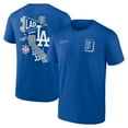 thumbnail image 1 of Men's  Royal Los Angeles Dodgers Split Zone T-Shirt, 1 of 3
