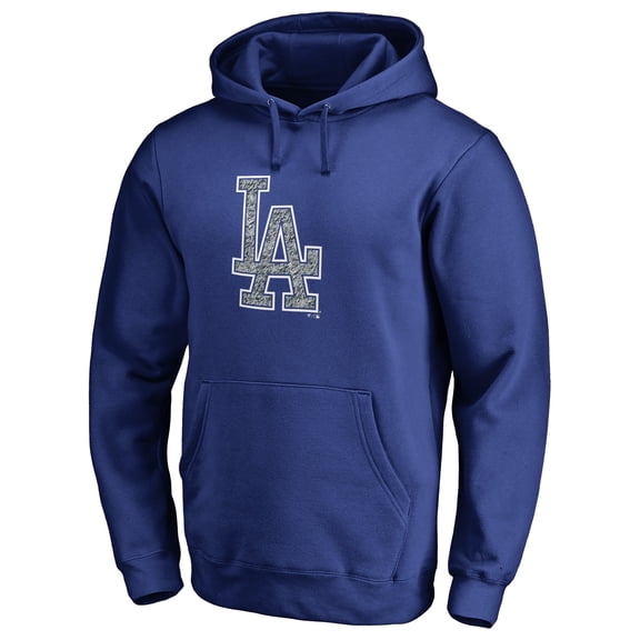Men's Royal Los Angeles Dodgers Static Logo Pullover Hoodie
