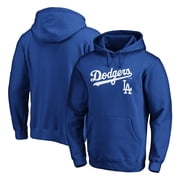 Mens Royal Los Angeles Dodgers Team Lock Up Logo Pullover Hoodie