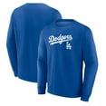 thumbnail image 1 of Men's Royal Los Angeles Dodgers Team Lockup Sweatshirt, 1 of 3