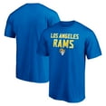 thumbnail image 1 of Men's Royal Los Angeles Rams Game Day Stack T-Shirt, 1 of 3