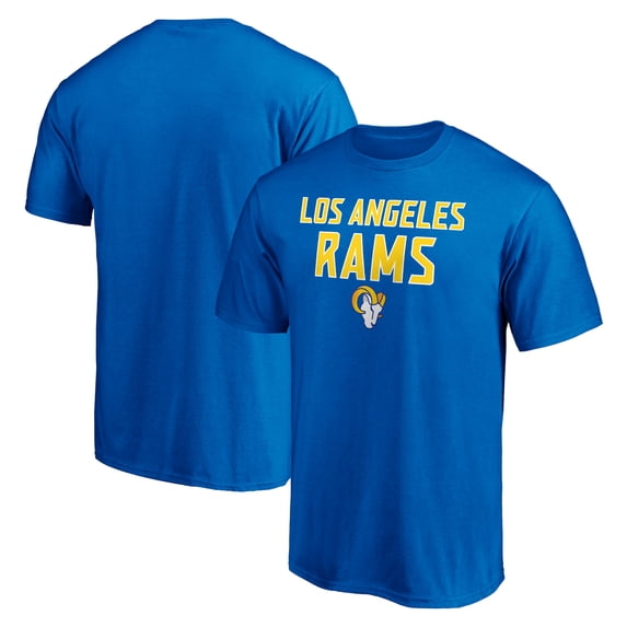 Men's Royal Los Angeles Rams Game Day Stack T-Shirt