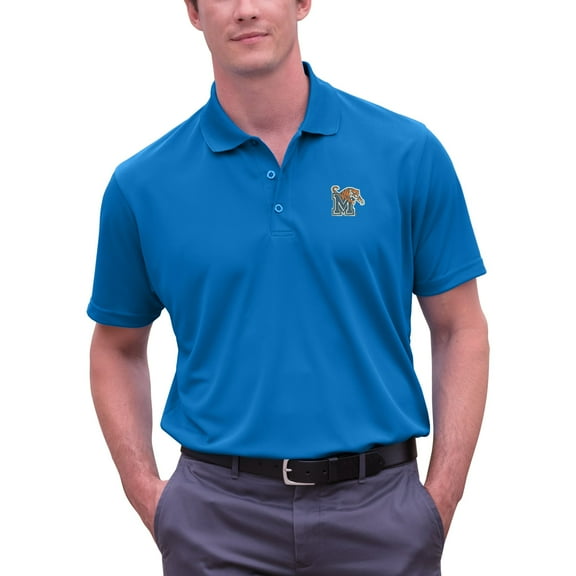 Men's Royal Memphis Tigers Big & Tall Vansport Omega Tech Polo