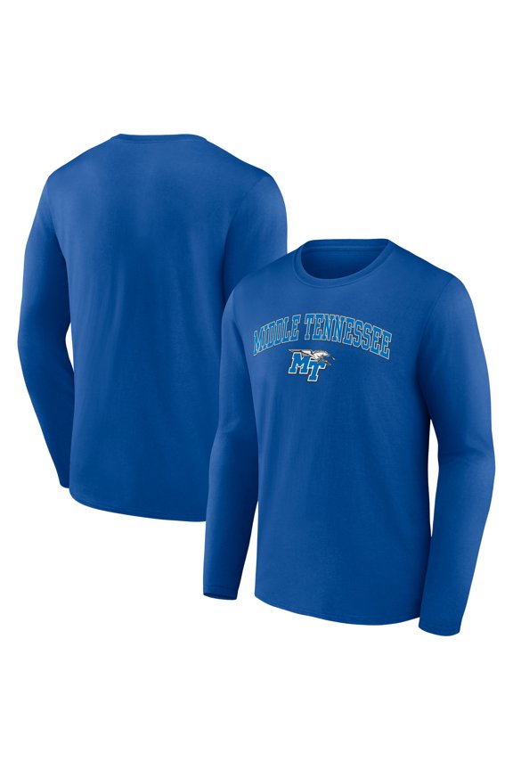 Men's Royal Mid. Tenn. St. Blue Raiders Campus Long Sleeve T-Shirt