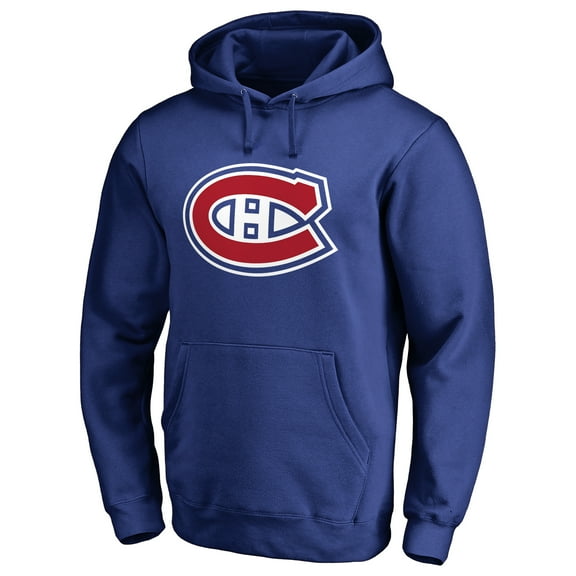 Men's Royal Montreal Canadiens Primary Team Logo Pullover Hoodie