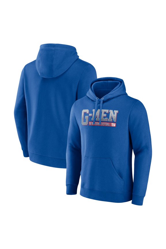 Men's Royal New York Giants Hometown Collection Prevent Pullover Hoodie
