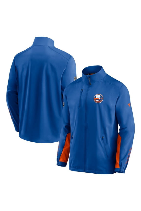Men's Royal New York Islanders Authentic Pro Locker Room Rinkside Full-Zip Jacket