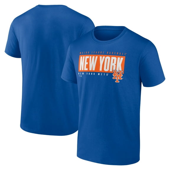 Men's Royal New York Mets Blocked Out T-Shirt