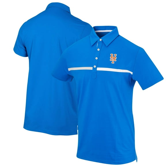 Men's Royal New York Mets Color Blocked Stretch Polo